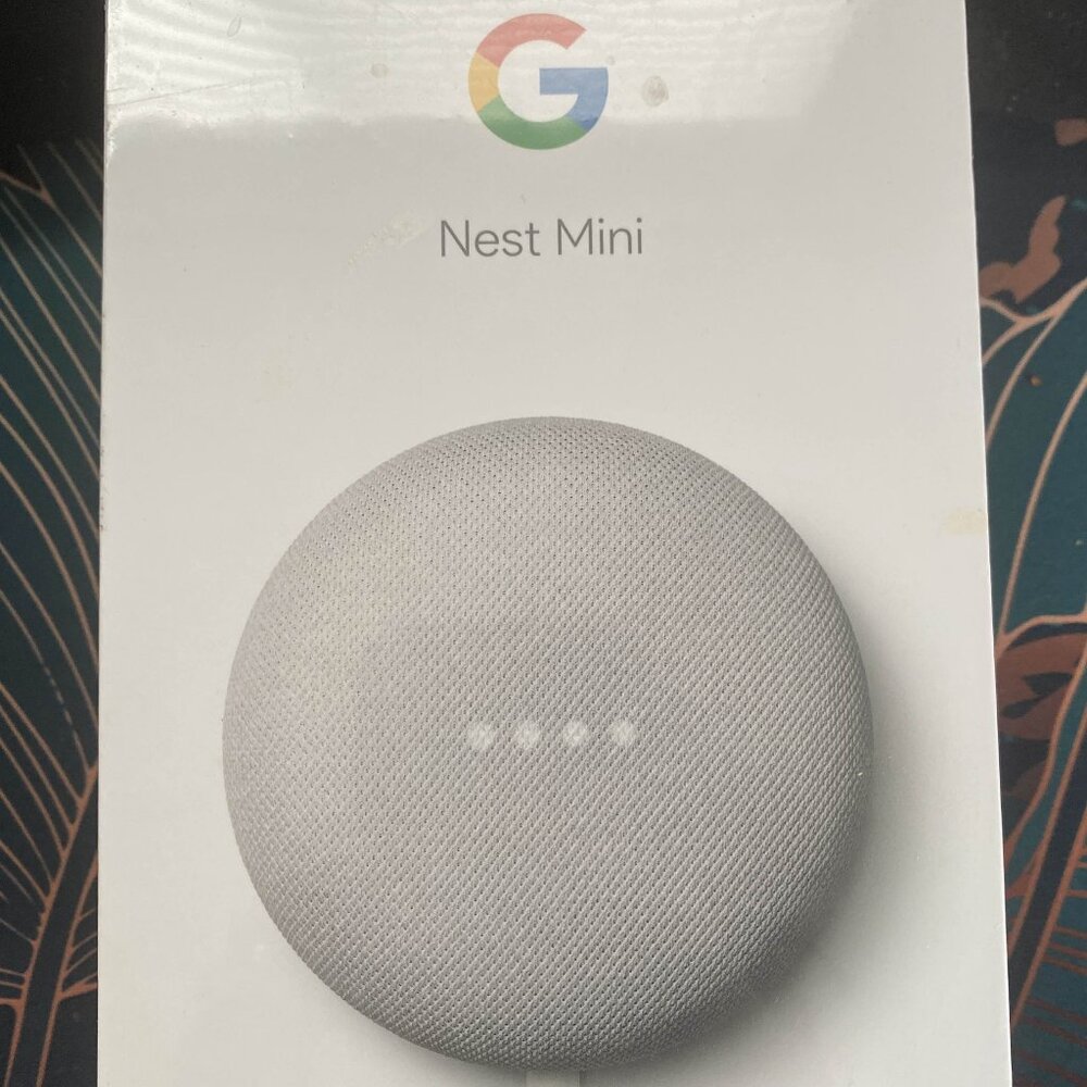Brand new Google Nest mini 2nd generation Chalk color
